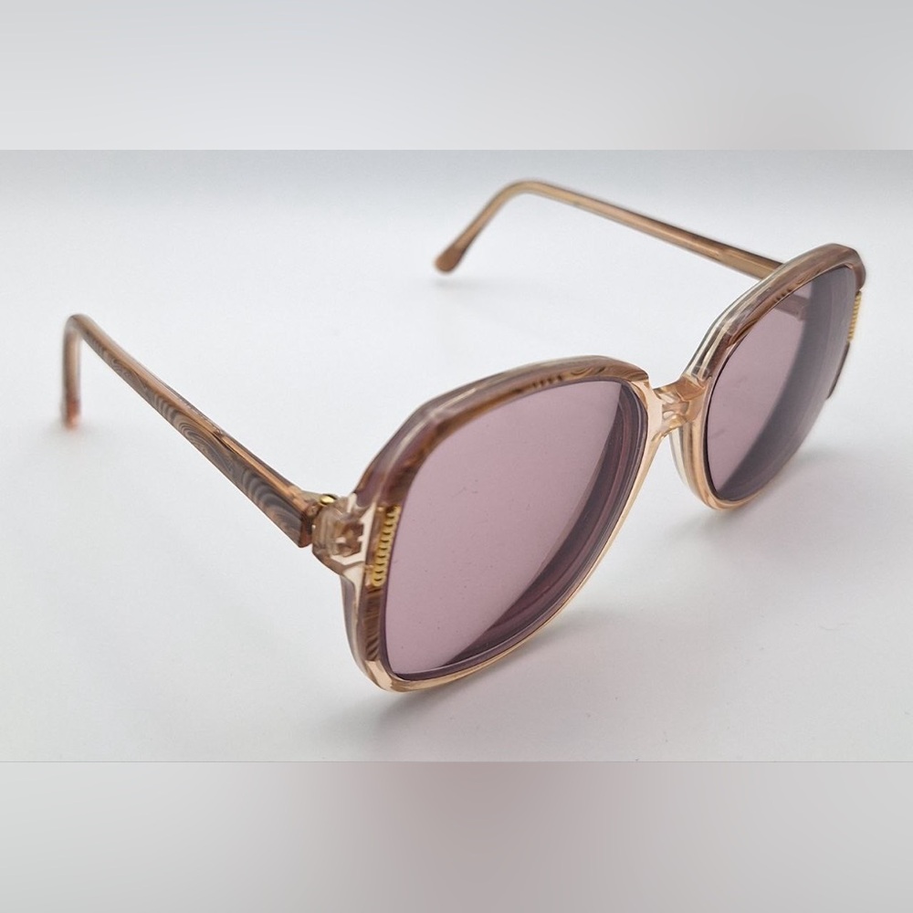 Vintage Bourgeois CH1107 Brown Oval Sunglasses Frames Only